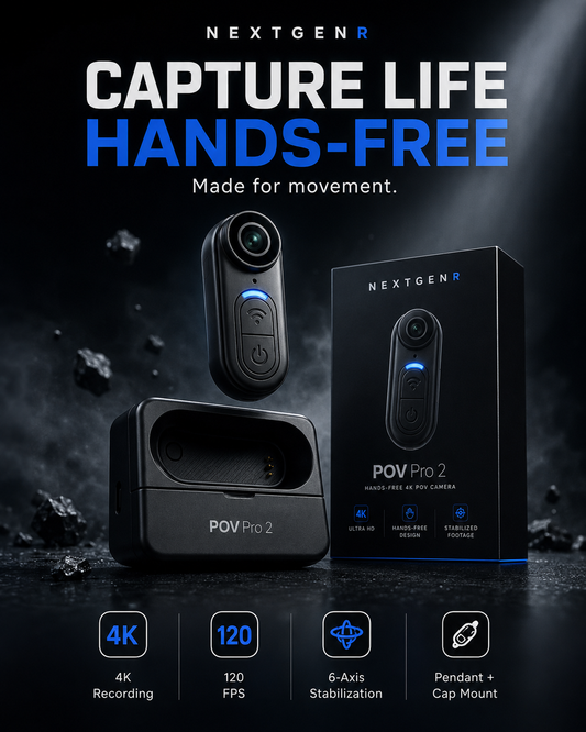 NEXTGENR POV PRO 2 — Capture Life Hands-Free